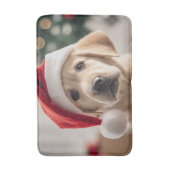Labrador Retriever Weihnachten Badematte (Vorderseite Vertikal)