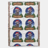 Labrador Retriever Weihnachten Decke (Vorderseite Vertikal)