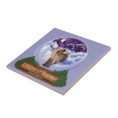 Labrador Retriever Weihnachten Fliese (Seite)