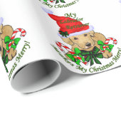 Labrador Retriever Weihnachten Geschenkpapier (Rolleneckpunkt)