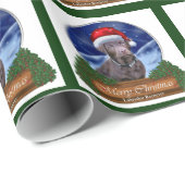 Labrador Retriever Weihnachten Geschenkpapier (Rolleneckpunkt)