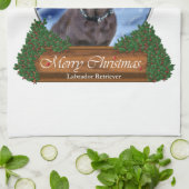 Labrador Retriever Weihnachten Geschirrtuch (Gefaltet)