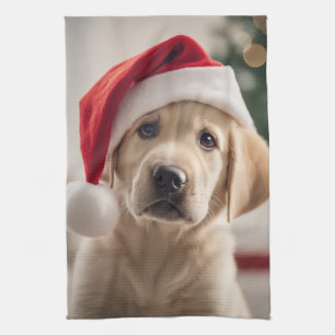 Labrador Retriever Weihnachten Geschirrtuch