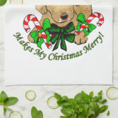 Labrador Retriever Weihnachten Handtuch (Gefaltet)