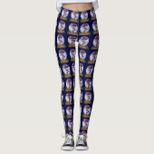 Labrador Retriever Weihnachten Leggings (Vorderseite)