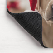 Labrador Retriever Weihnachten Mousepad (Ecke)