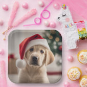 Labrador Retriever Weihnachten Pappteller (Party)