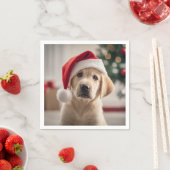 Labrador Retriever Weihnachten Serviette (Beispiel)