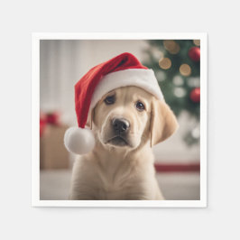 Labrador Retriever Weihnachten Serviette