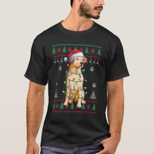 Labrador Retriever Weihnachtsbeleuchtung Weihnacht T-Shirt