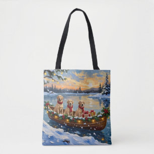 Labrador Retriever Weihnachtsboot Urlaub Tasche