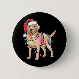 Labrador Retriever Weihnachtsfestling Lover 1 Button