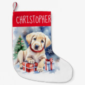 Labrador Retriever Weihnachtsgeschenke für Hunde Kleiner Weihnachtsstrumpf (Vorderseite)