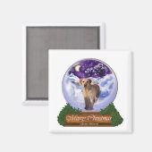 Labrador Retriever Weihnachtsgeschenke Magnet (Vorderseite/Rückseite)