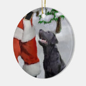 Labrador Retriever Weihnachtsgeschenke Ornament (Links)