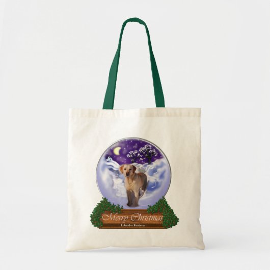 Labrador Retriever Weihnachtsgeschenke Tragetasche (Vorne)