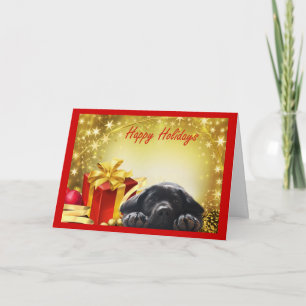 Labrador retriever-Weihnachtskarte Gift12 Feiertagskarte