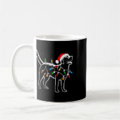 Labrador Retriever Weihnachtsmannmütze Weihnachten Kaffeetasse (Links)