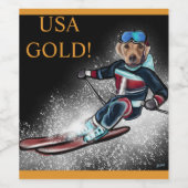 LABRADOR RETRIEVER  WEINETIKETT (Einzelnes Label)