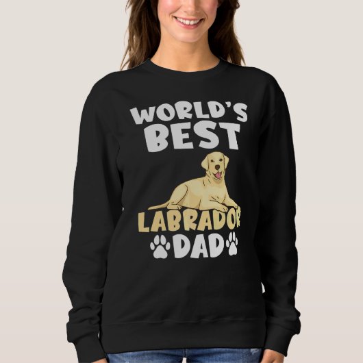 Labrador Retriever Wellds Best Labrador Vater Sweatshirt (Vorderseite)