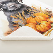 Labrador Retriever Welpe Autumn Pumpkins Dog Lover Sherpadecke (3/4)