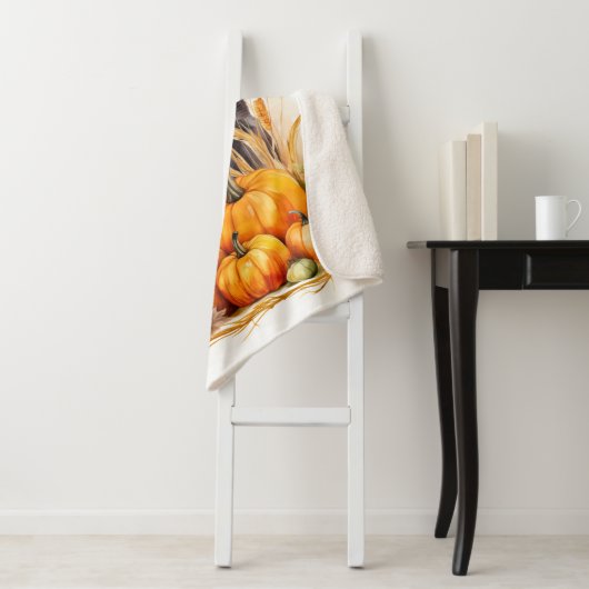 Labrador Retriever Welpe Autumn Pumpkins Dog Lover Sherpadecke (Beispiel)