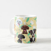 Labrador Retriever Welpe Kaffeetasse (Vorderseite Links)