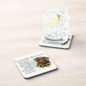 Labrador Retriever Welpenheritage Geschenke Untersetzer (Rechte Seite)