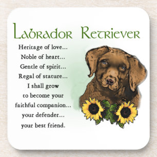 Labrador Retriever Welpenheritage Geschenke Untersetzer