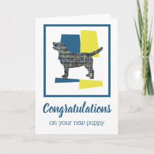 Labrador Retriever Welppy Gratulationen Gruß Karte