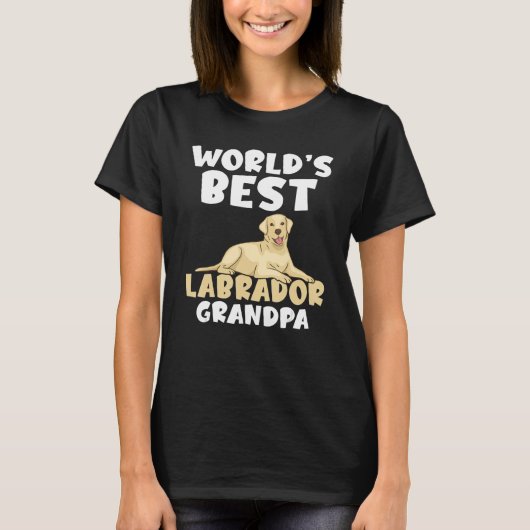 Labrador Retriever Weltleitungen bester Labrador G T-Shirt (Vorderseite)