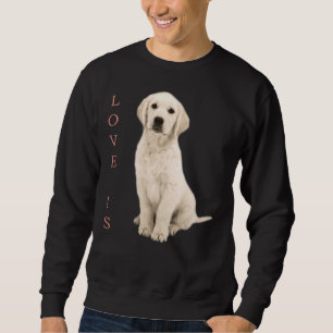 Labrador Retriever White Labrador Dog Mama Sweatshirt