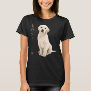 Labrador Retriever White Labrador Dog Mama T-Shirt