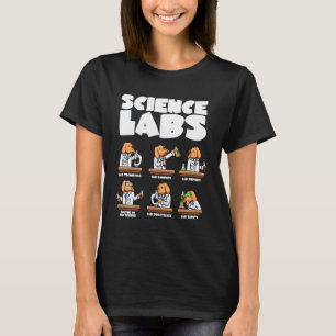 Labrador Retriever Wissenschaft Labs Lustiger Hund T-Shirt