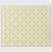Labrador Retriever Wrapping Paper in Yellow Geschenkpapier (Flach)