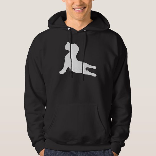 Labrador Retriever Yoga Hoodie (Vorderseite)