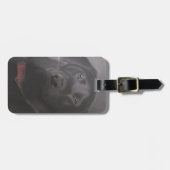 Labrador Retriever Zeichnend Gepäckanhänger (Vorderseite horizontal)