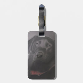 Labrador Retriever Zeichnend Gepäckanhänger