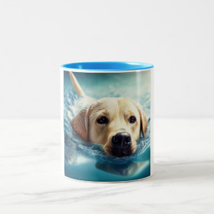Labrador Retriever Zweifarbige Tasse
