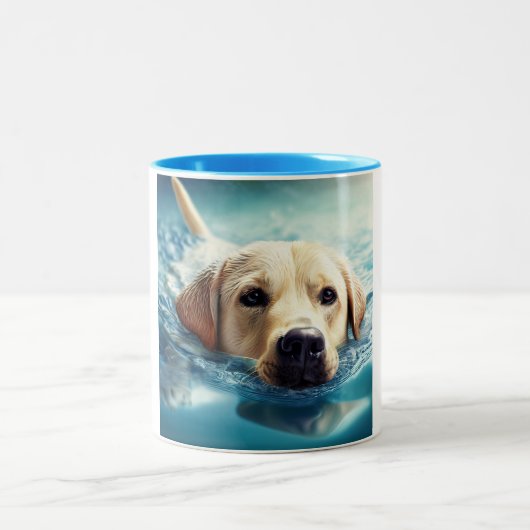Labrador Retriever Zweifarbige Tasse (Mittel)