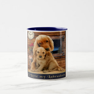 Labrador Retriever Zweifarbige Tasse