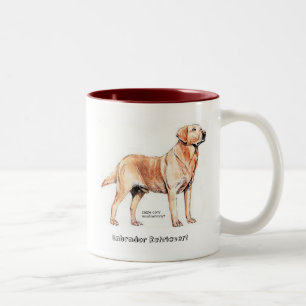 Labrador Retriever Zweifarbige Tasse