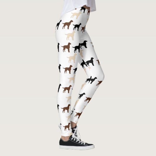 Labrador-RetrieverfarbSilhouetten Leggings (Rechts)