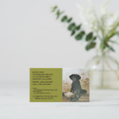 LABRADOR RETRIEVERhund- U. -LOCKVOGEL ~BUSINESS Visitenkarte (Stehend Vorderseite)