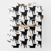 Labrador Retrievers Black Chocolate Yellow Hunde Geschenkpapier Set (Beispiel)