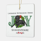 Labrador Retrievers bringen Freude Keramikornament (Links)