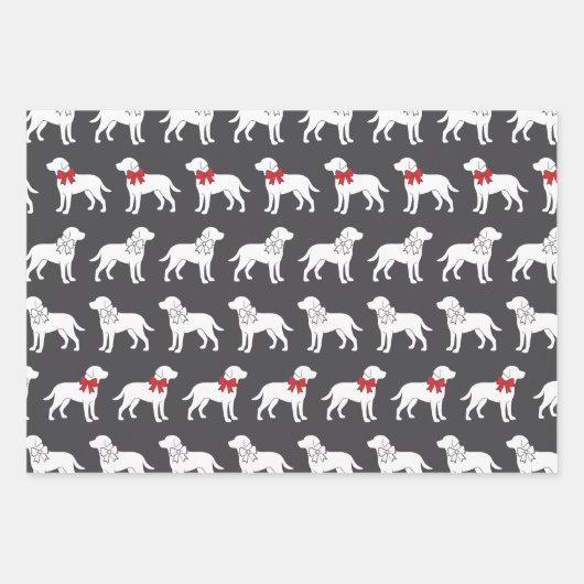 Labrador Retrievers Dog Geschenkmuster Geschenkpapier Set (Vorderseite 2)