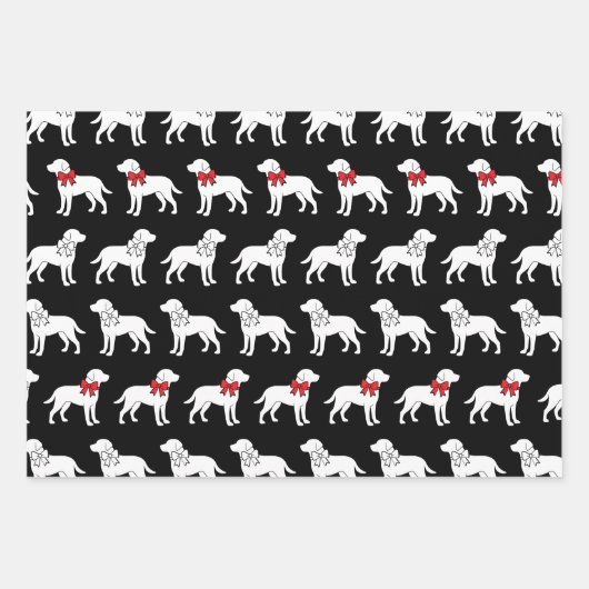 Labrador Retrievers Dog Geschenkmuster Geschenkpapier Set (Vorderseite)