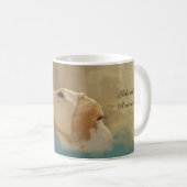 Labrador Retrievers: Gelbe Labrador Dog Lovers Hau Kaffeetasse (VorderseiteRechts)