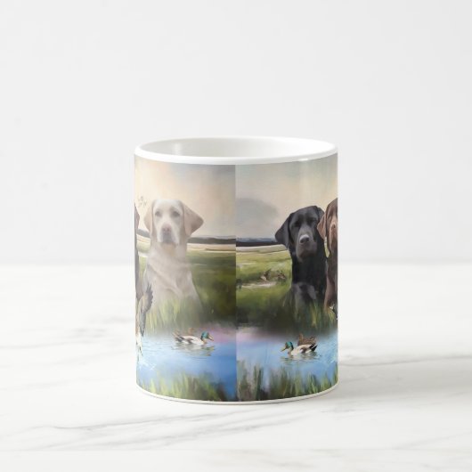 Labrador Retrievers (Jagdhunde) Kaffeetasse (Mittel)